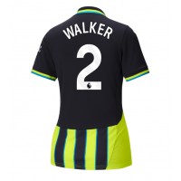 Echipament fotbal Manchester City Kyle Walker #2 Tricou Deplasare 2024-25 pentru femei maneca scurta